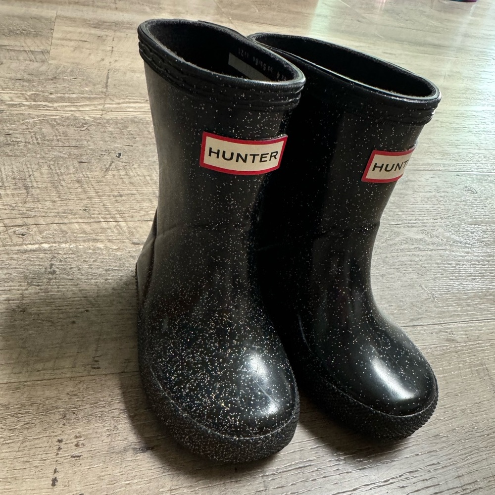 Hunter Kids Sparkle Rain Boots